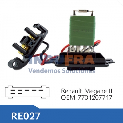 RESISTENCIA ELECTRO RENAULT MEGANE II  